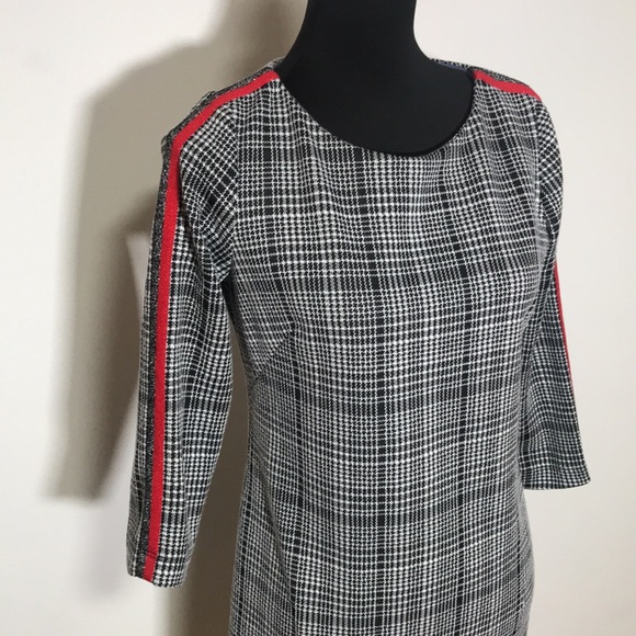 V By Violet Weekend Houndstooth Dress Sz Small. - Picture 2 of 10